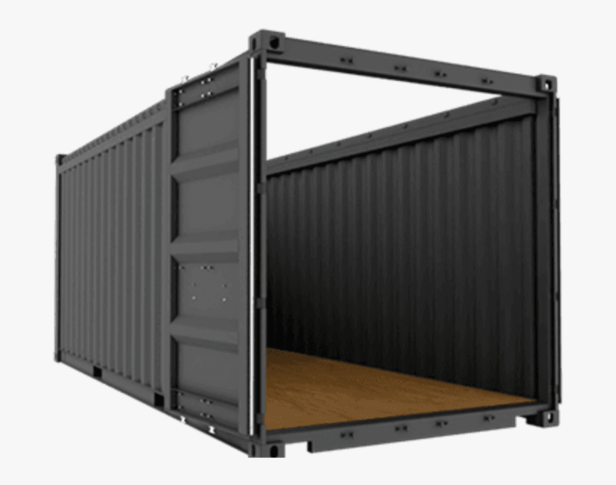 Container open top cinza